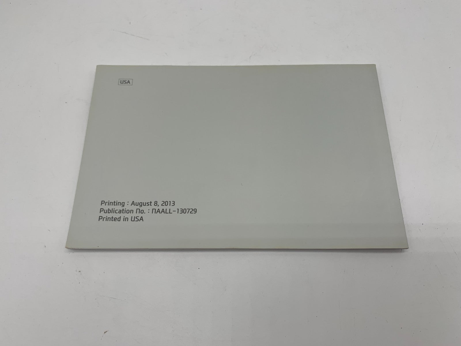 2014 Hyundai Sonata Owners Manual Includes Case OEM