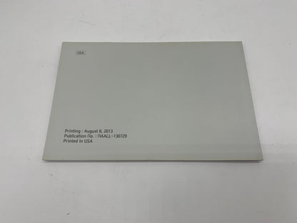 2014 Hyundai Sonata Owners Manual Includes Case OEM