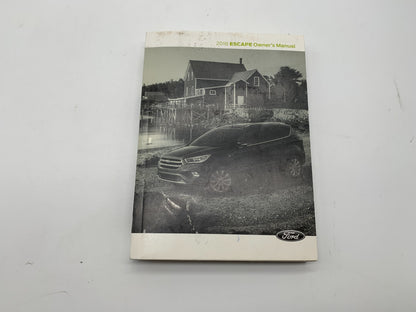 2018 Ford Escape Owners Manual Set with Case OEM C03B66010