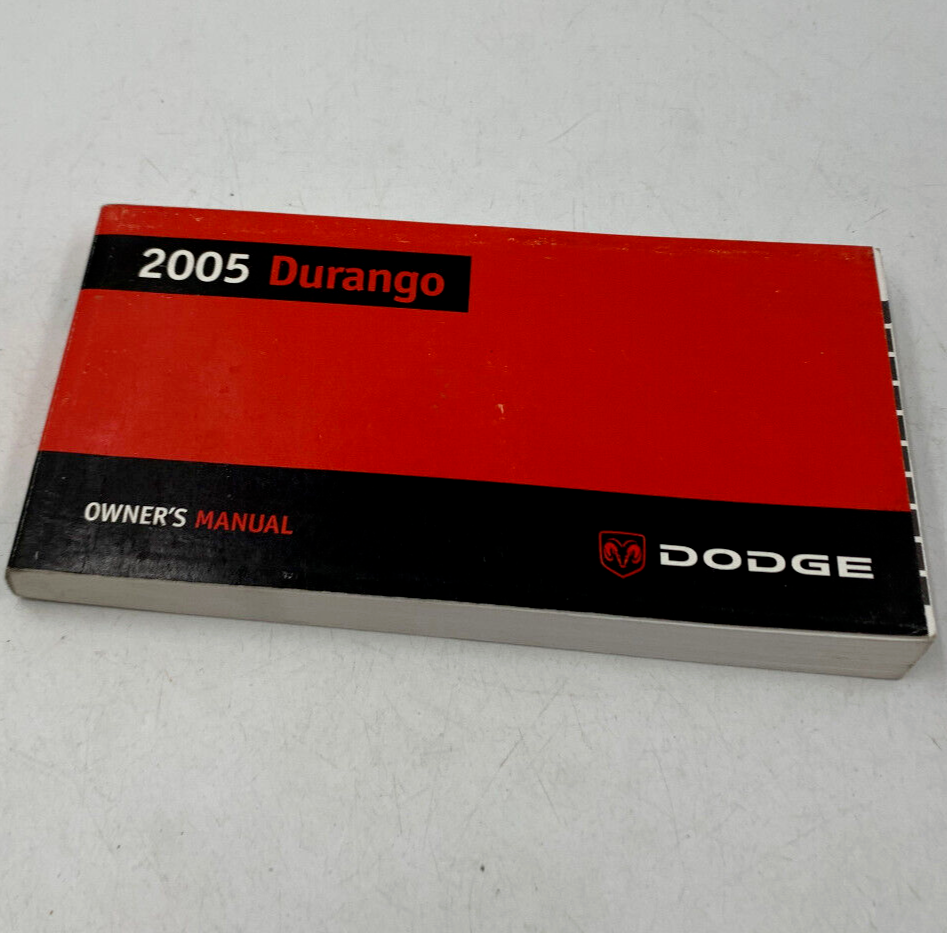 2005 Dodge Durango Owners Manual OEM C03B36009