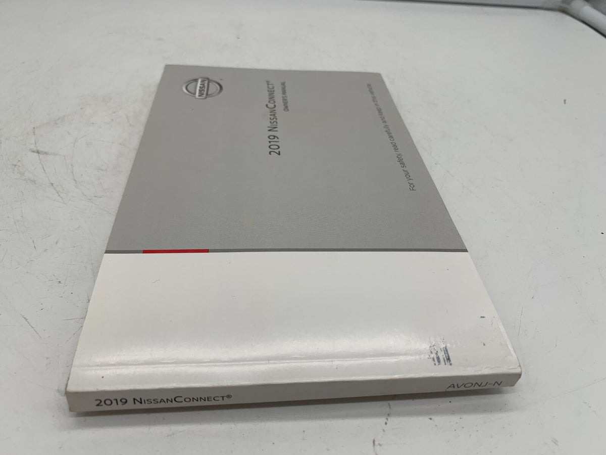 2019 NissanConnect Connect Owners Manual OEM B02B39007