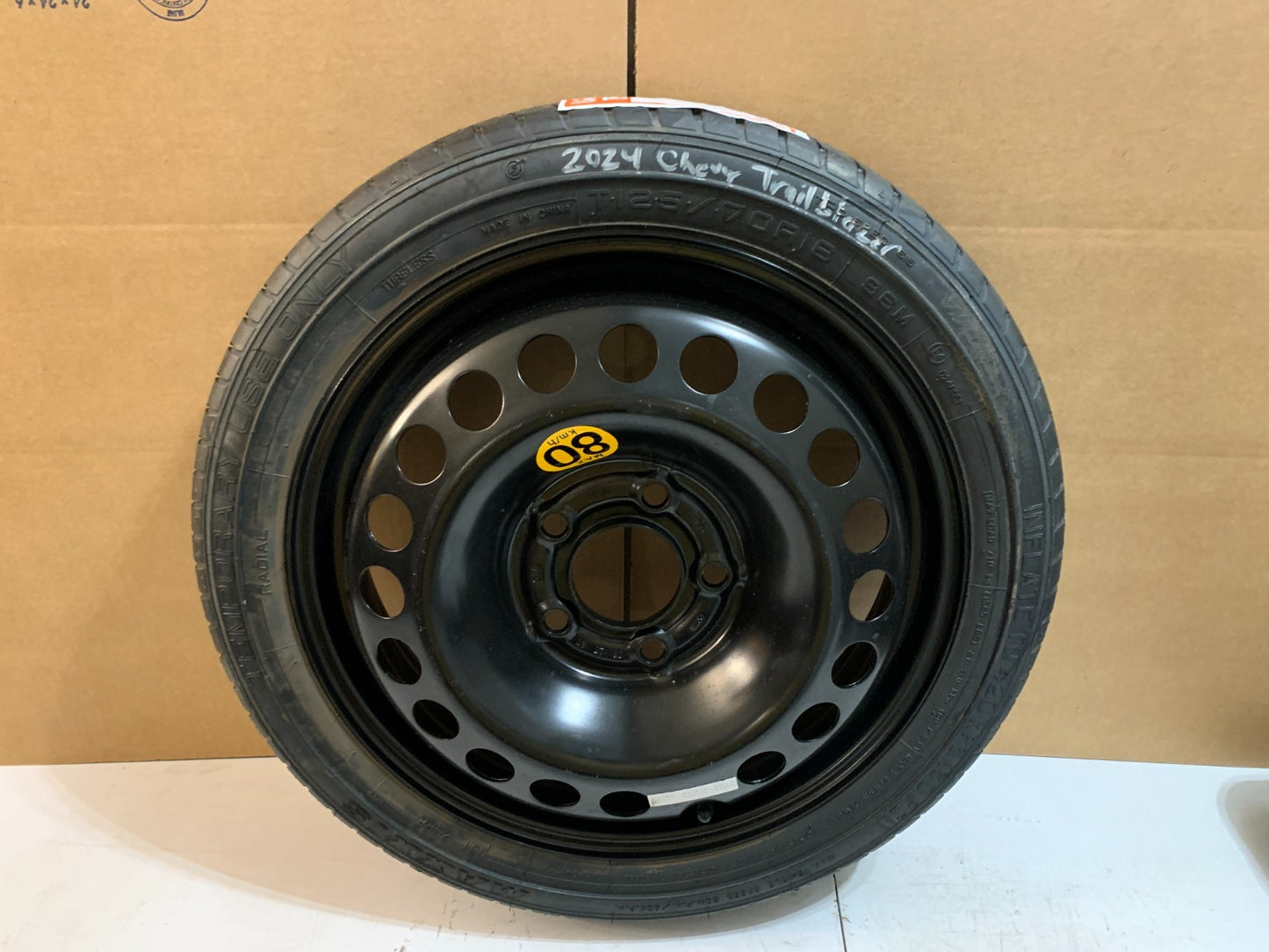 2024-2026 Chevrolet Trailblazer 16" Spare Tire w/Jack Kit Donut T125/70R16