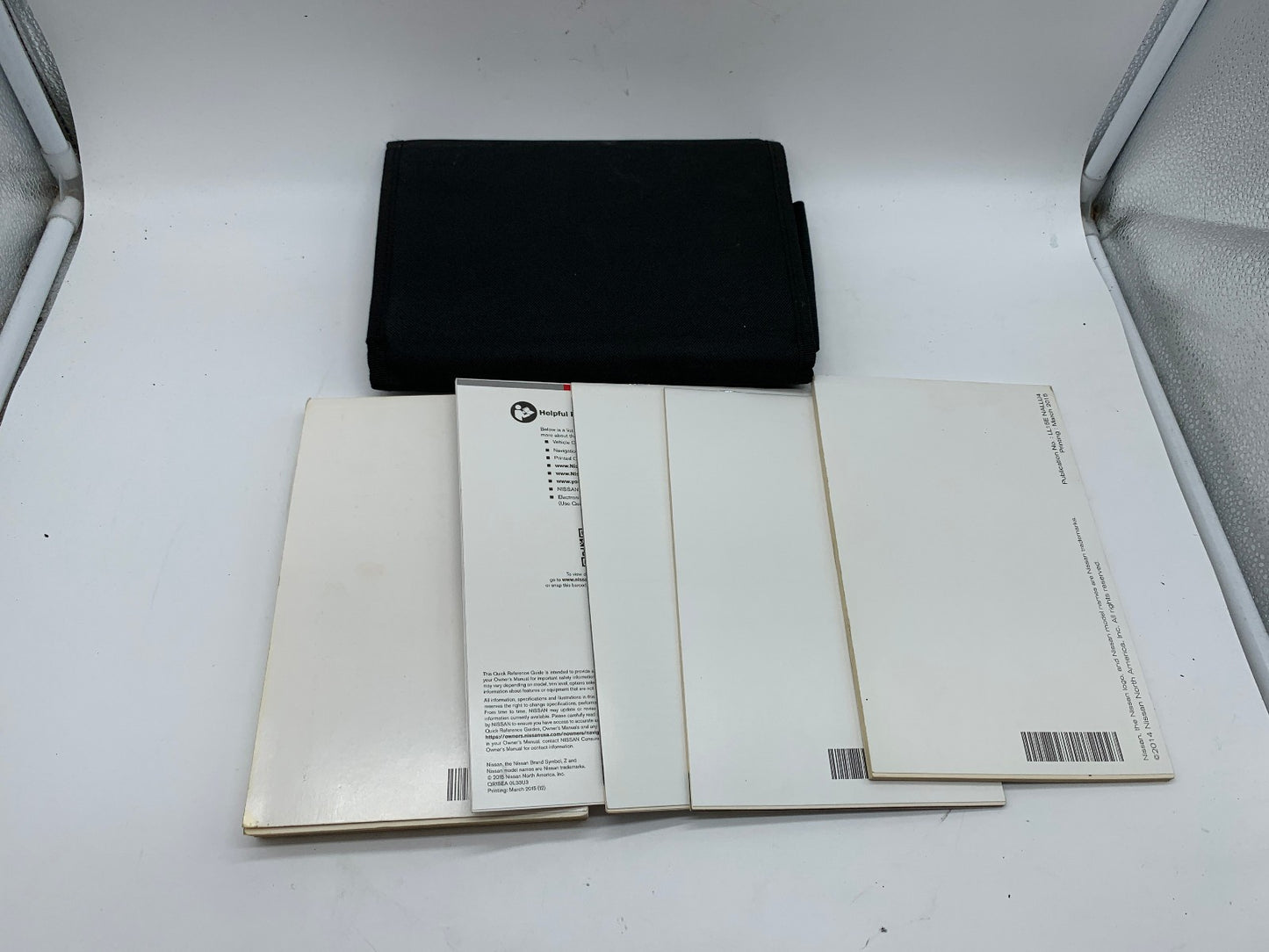 2015 Nissan Altima Sedan Owners Manual Set with Case OEM D03B38006