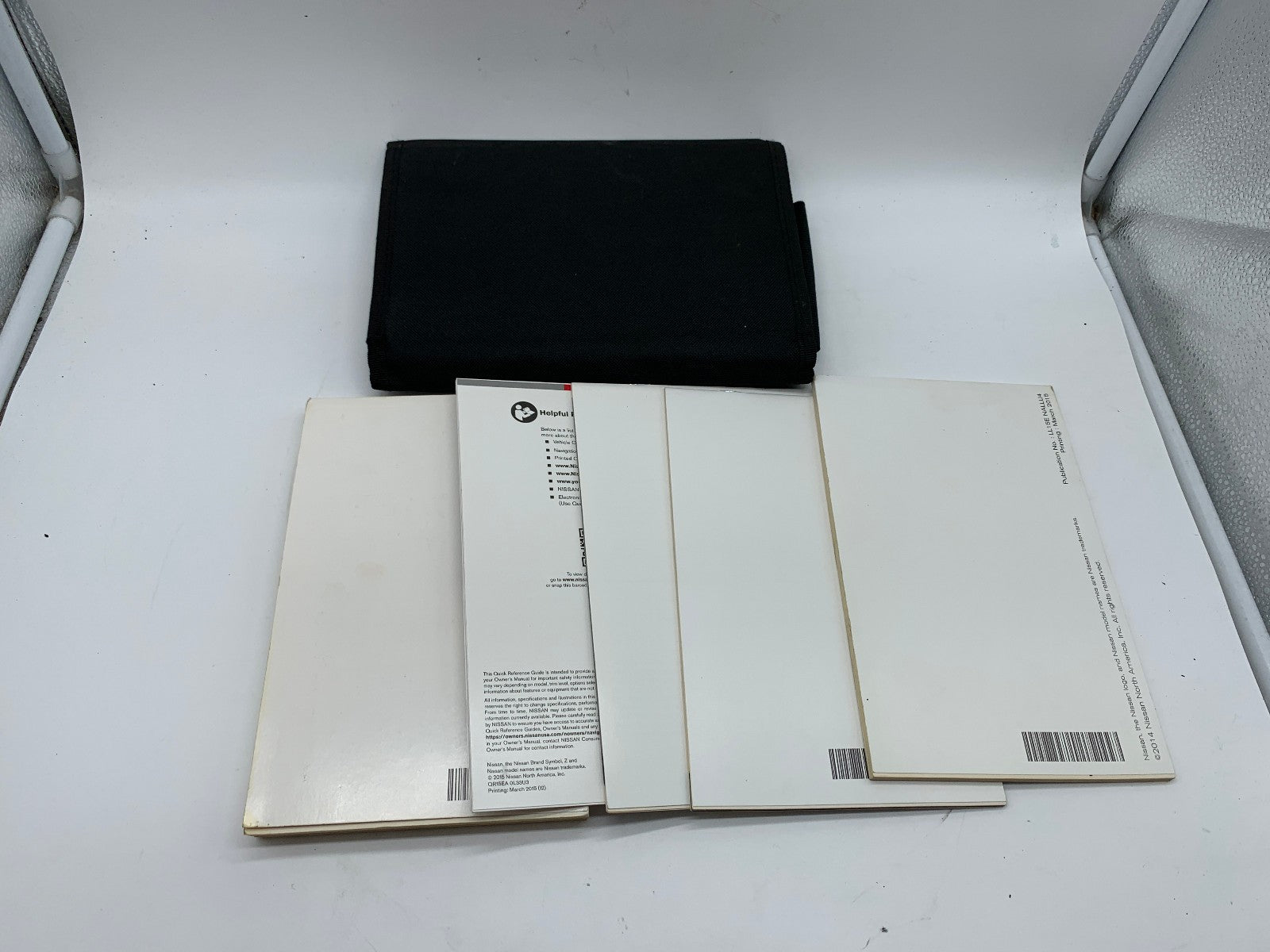 2015 Nissan Altima Sedan Owners Manual Set with Case OEM D03B38006