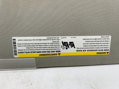 2013-2021 Buick Encore Passenger Sun Visor Gray Illumination OEM A03B06004
