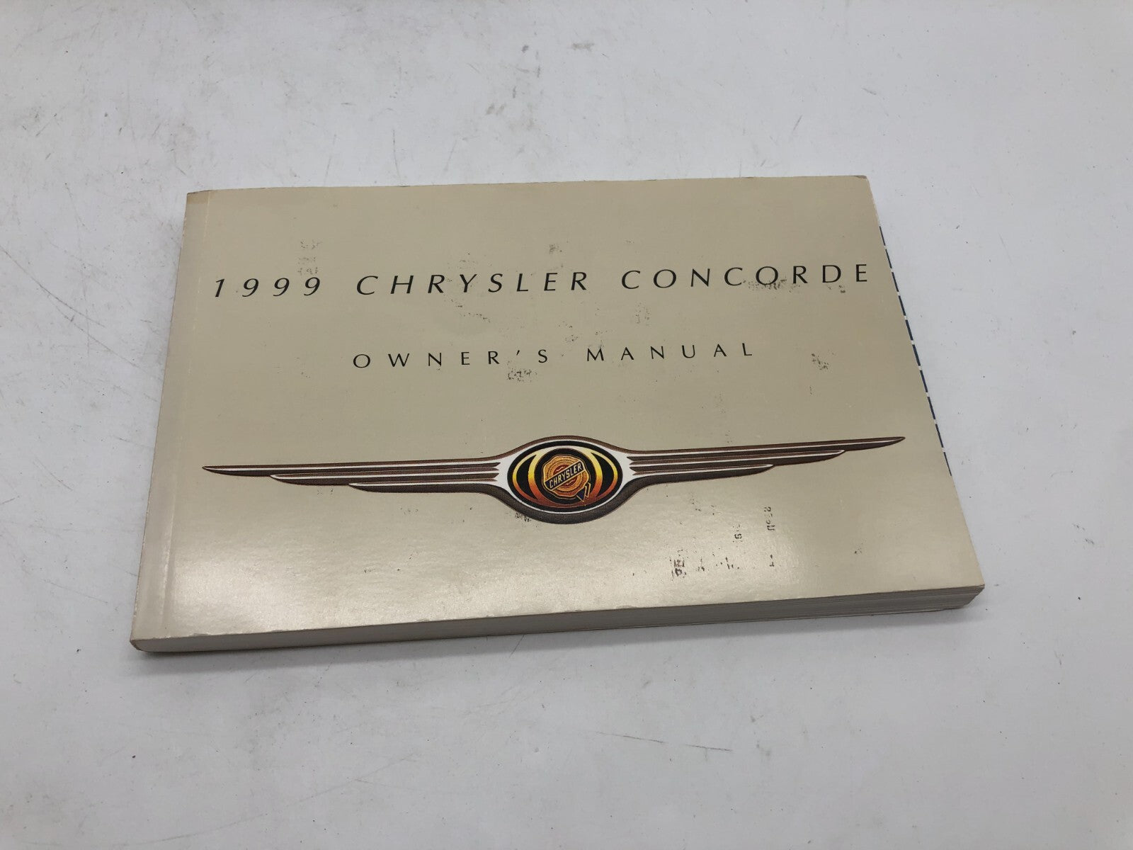 1999 Chrysler Concorde Owners Manual OEM A01B38008