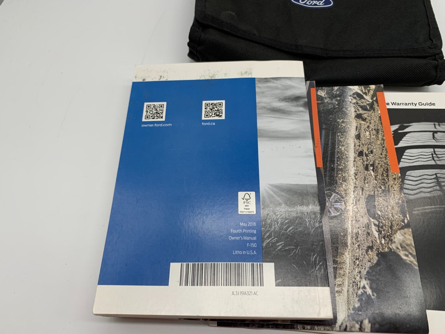 2018 Ford F-150 F150 Owners Manual Set with Case OEM B04B35017