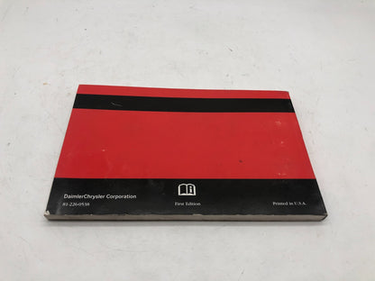2005 Dodge Neon Owners Manual OEM A01B06010