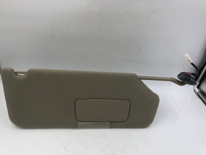 2011-2014 Toyota Sienna Passenger Sun Visor Illuminated Beige OEM A03B21052