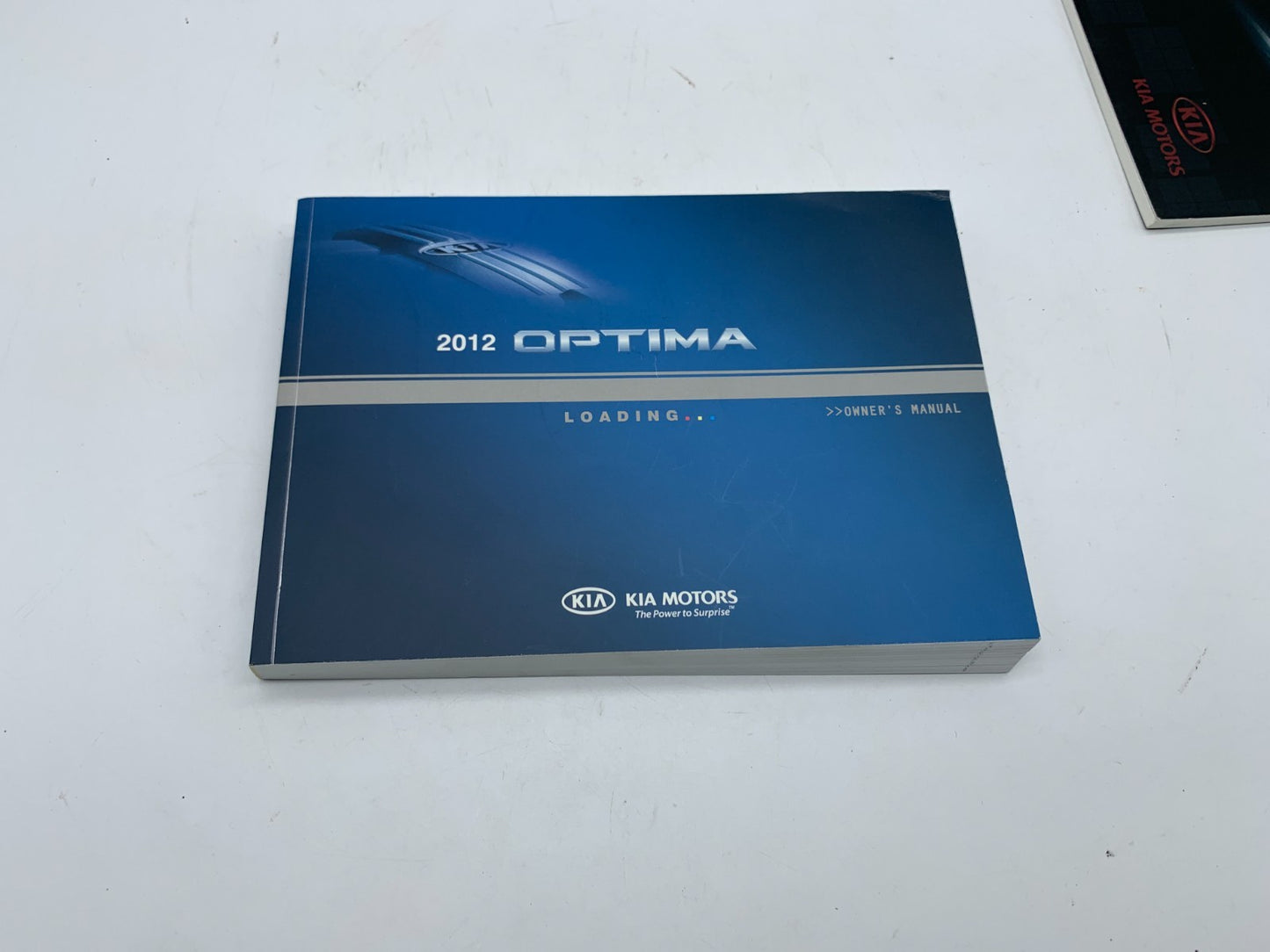 2012 Kia Optima Owners Manual Set OEM A04B06005