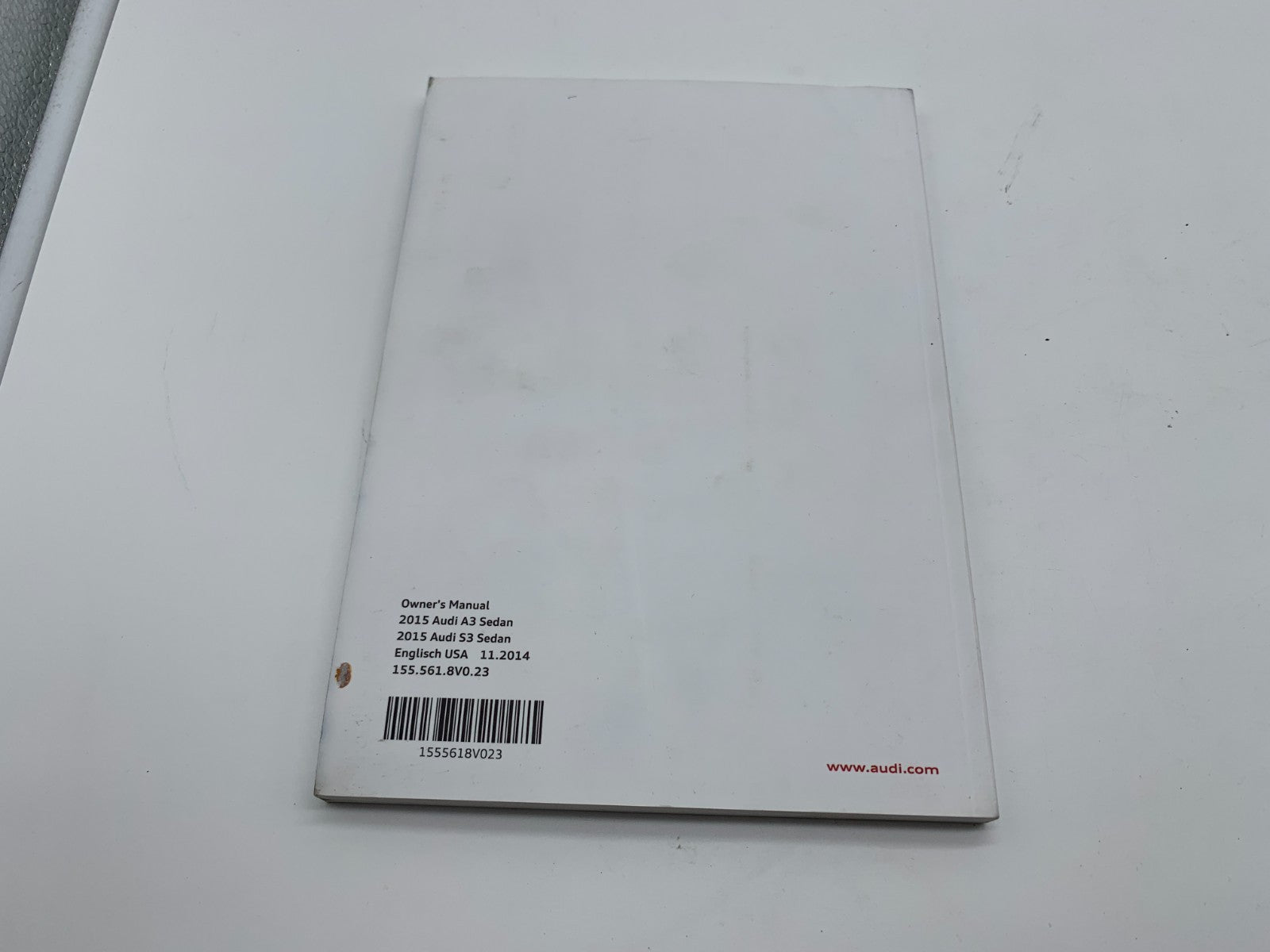 2015 Audi A3 Sedan Owners Manual Set with Case OEM C03B59011