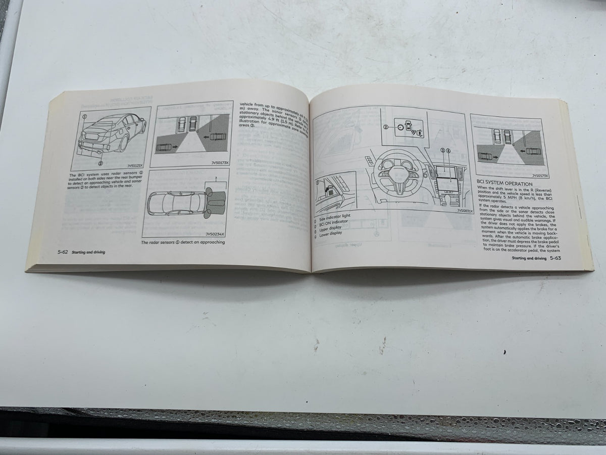 2018 Infiniti Q50 Owners Manual Set with Case OEM A02B40008
