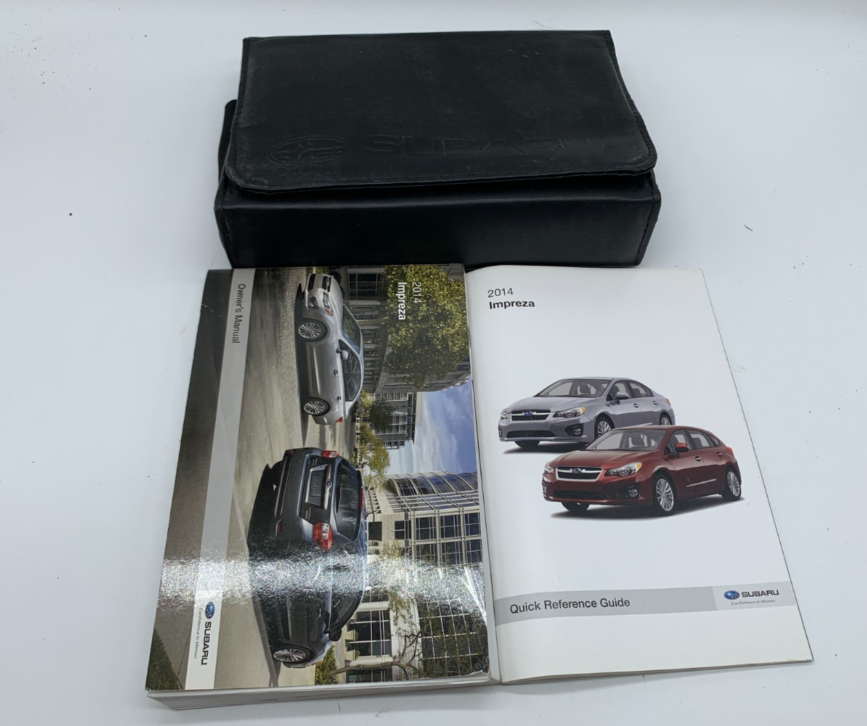2014 Subaru Impreza Owners Manual Set with Case OEM D03B66005