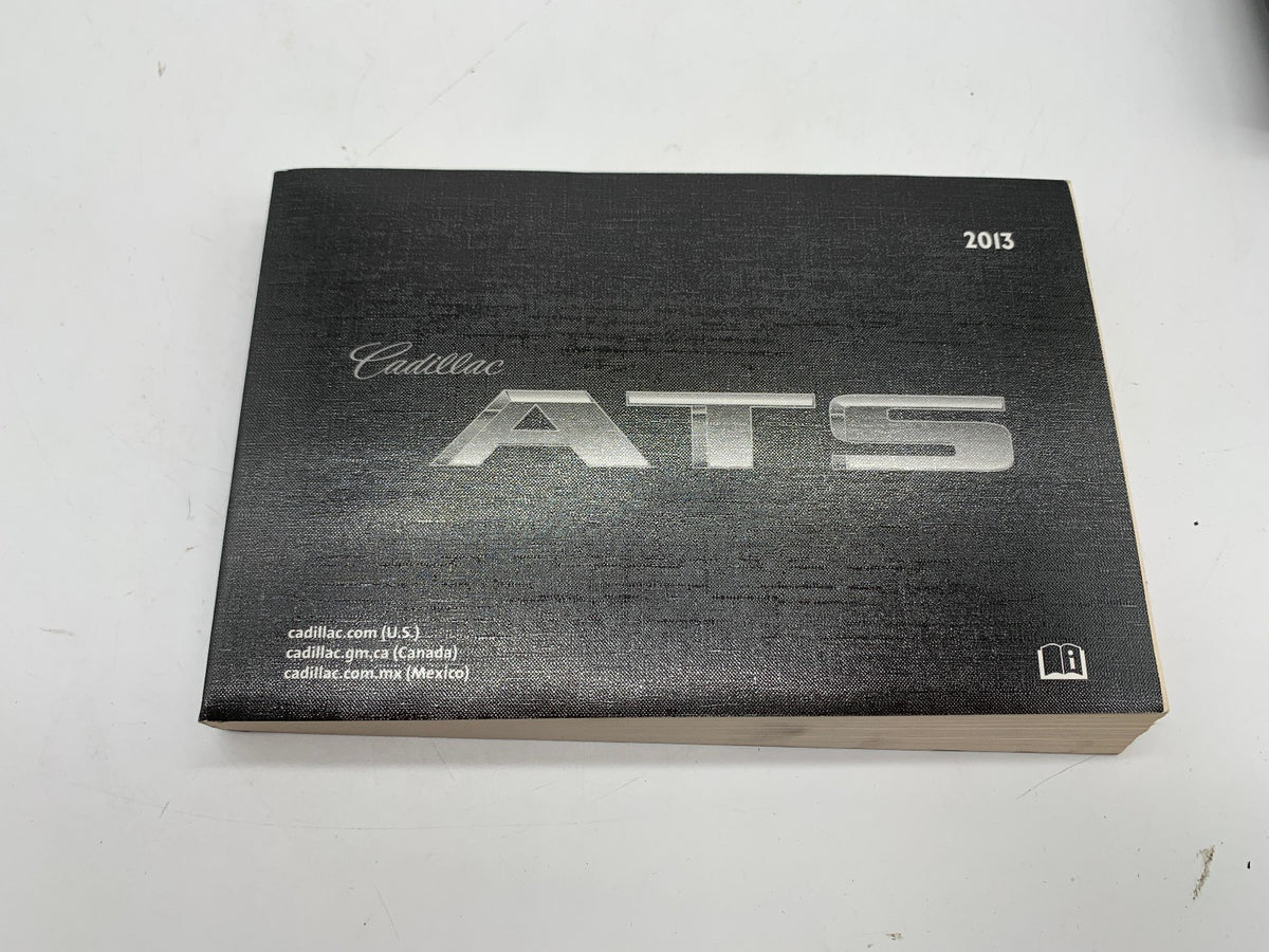 2013 Cadillac ATS Owners Manual Set with Case OEM R01B09037