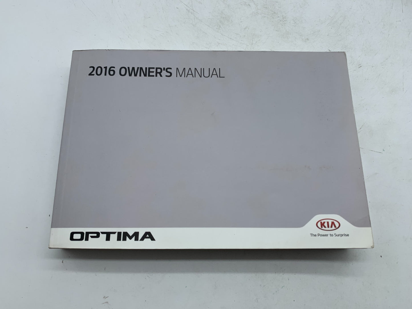 2016 Kia Optima Owners Manual Set with Case OEM A03B32006