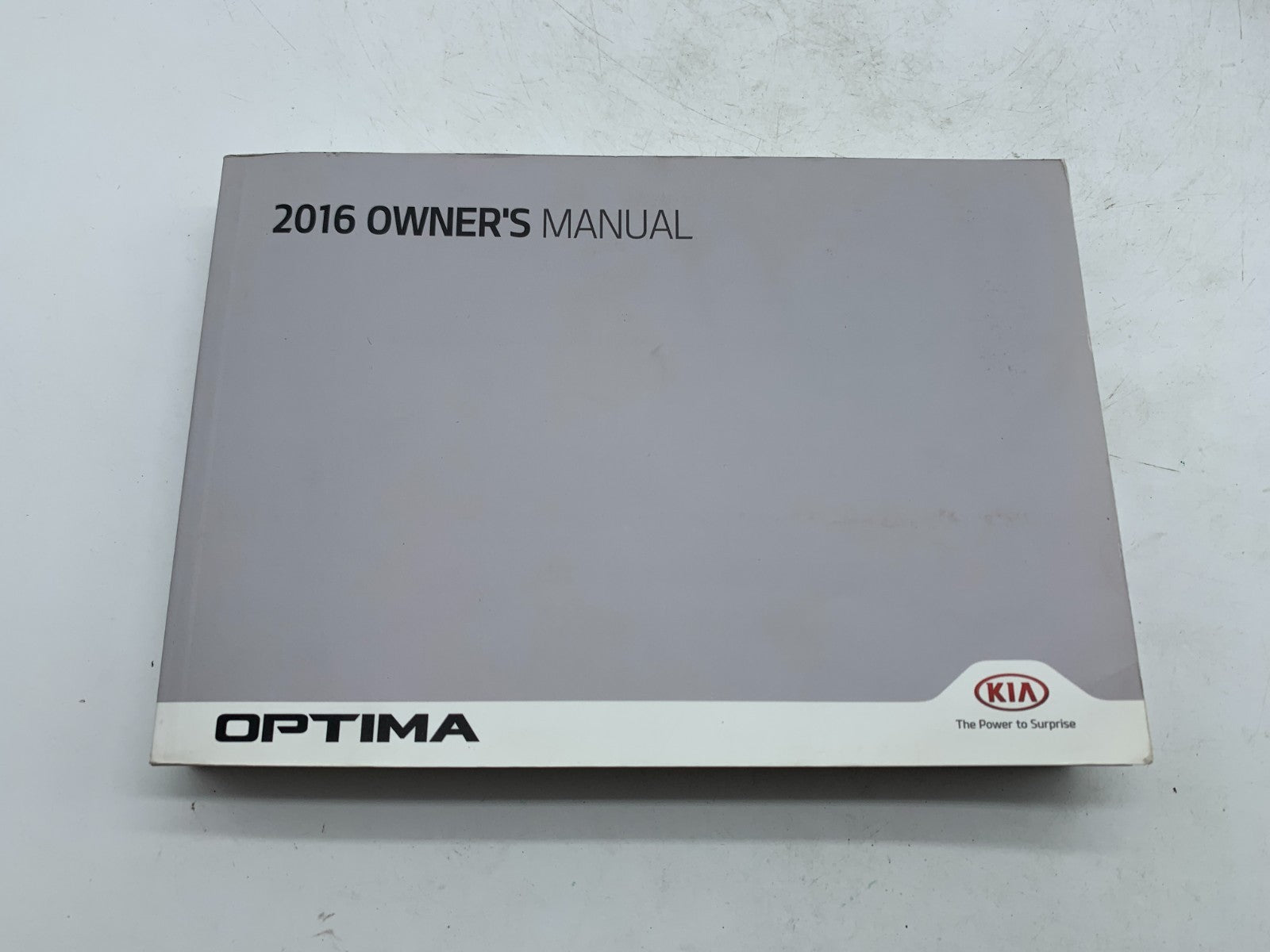 2016 Kia Optima Owners Manual Set with Case OEM A03B32006