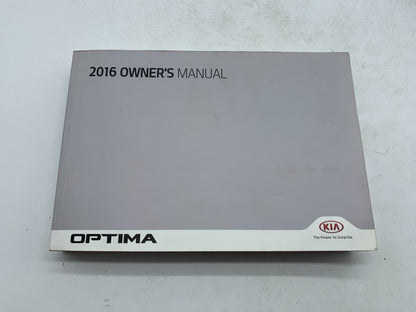 2016 Kia Optima Owners Manual Set with Case OEM A03B32006