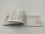 1997 Nissan Maxima Owner's Manual Handbook OEM K03B38006