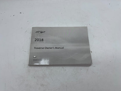 2018 Chevy Traverse Owners Manual OEM B03B51019