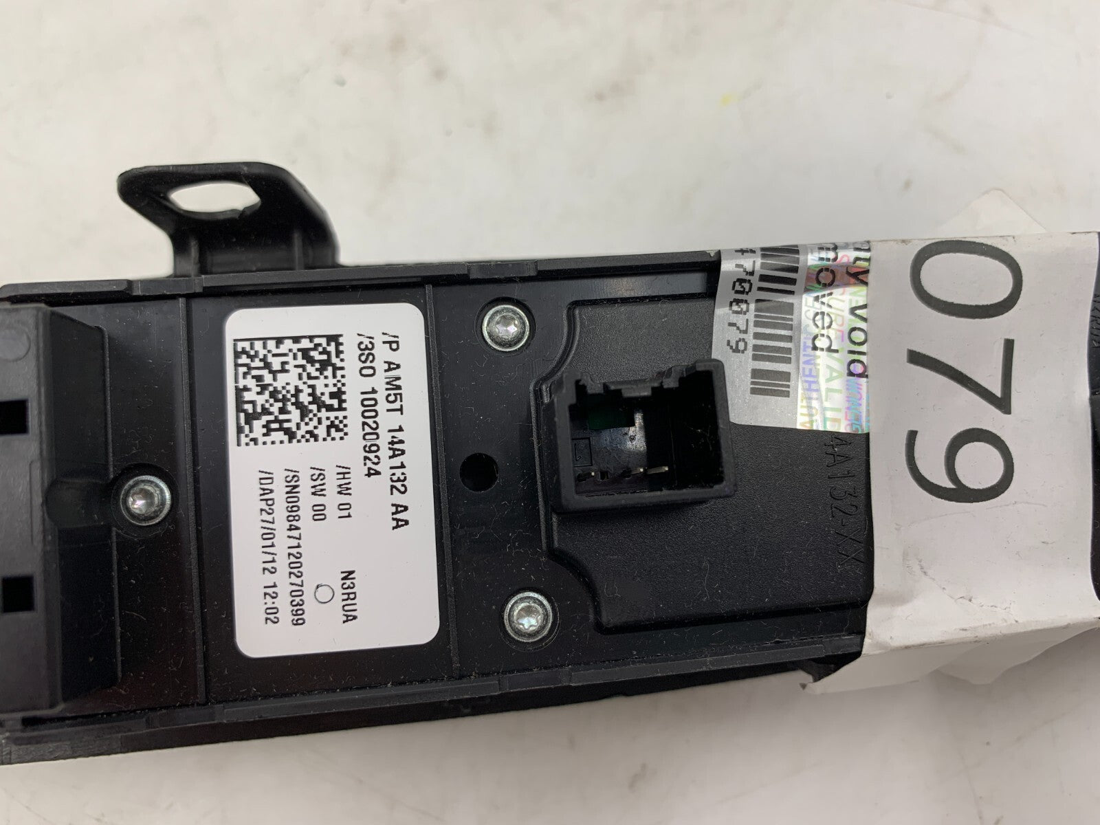 2012-2018 Ford Focus Master Power Window Switch OEM C02B18086