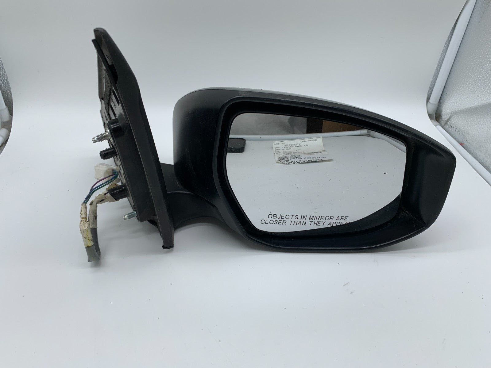 2013-2015 Nissan Sentra Passenger Side View Power Door Mirror Black OE C03B62005