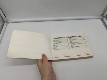 2010 Chevrolet Aveo Owners Manual OEM R01B12021
