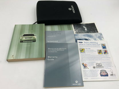 2008 Mercury Sable Owners Manual Set with Case OEM D03B58006
