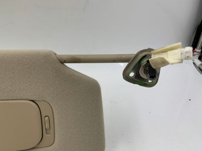 2005-2012 Toyota Avalon Passenger Sun Visor Beige Illuminated OEM B03B04003