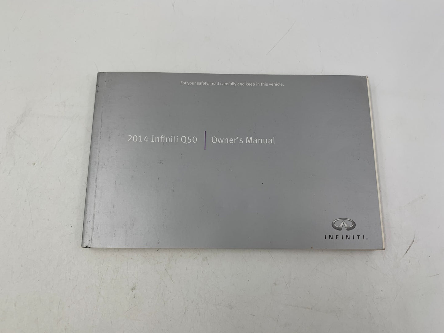 2014 Infiniti Q50 Owners Manual Set with Case OEM B03B55027