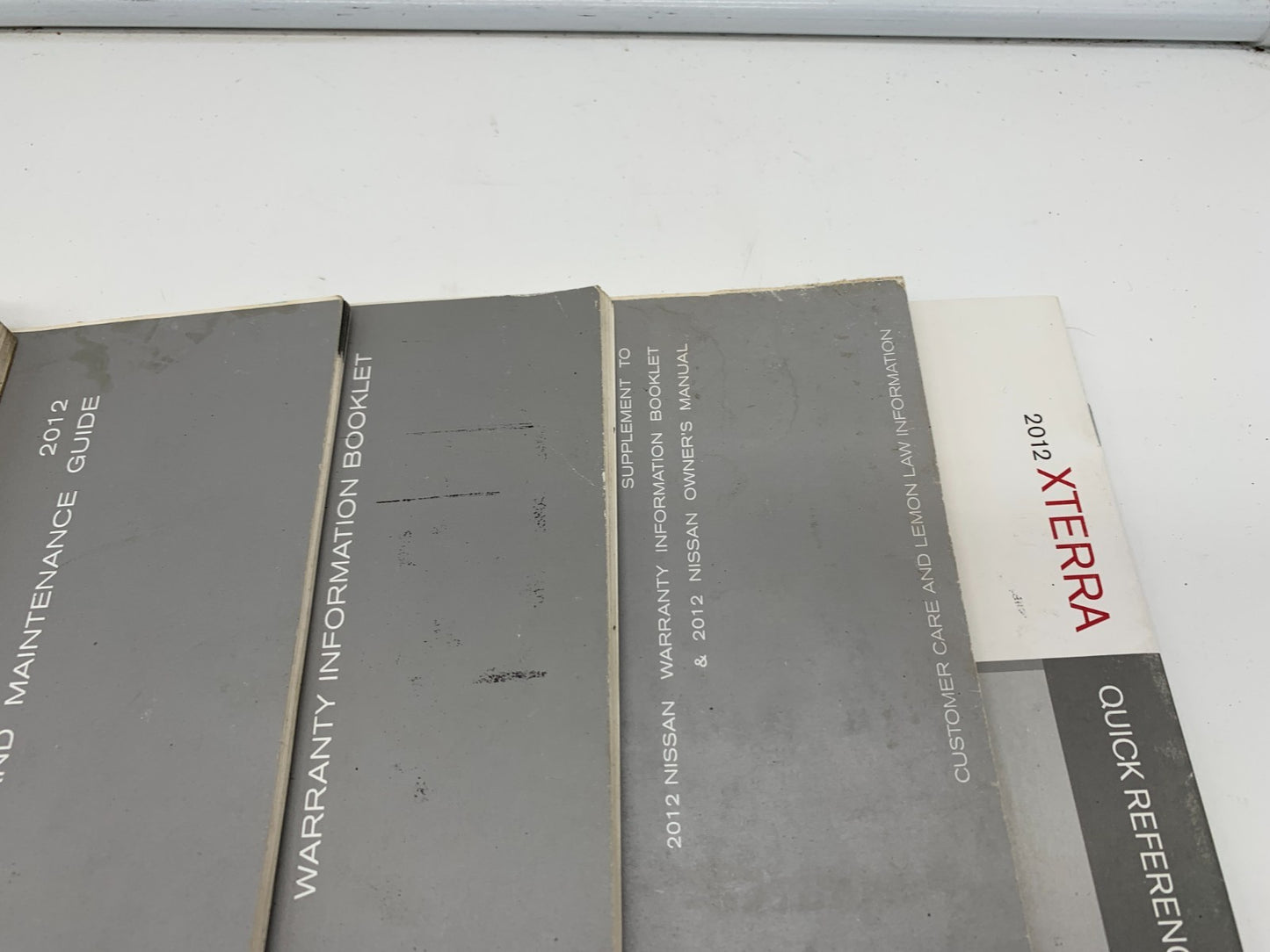 2012 Nissan Xterra Owners Manual Set OEM