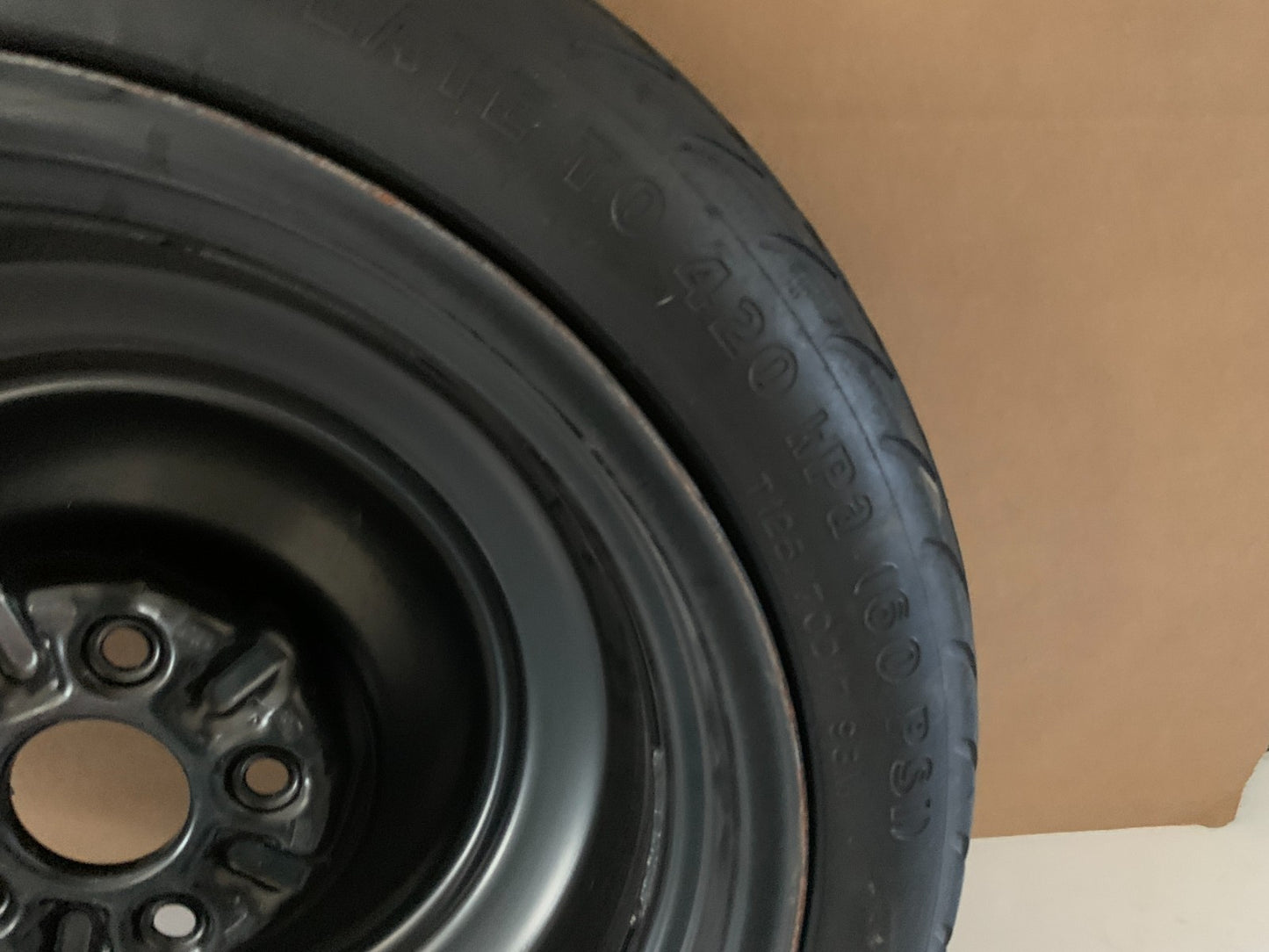 2006-2015 Lexus IS250 IS 250 17" Spare Tire Wheel Compact Donut T125/70D17