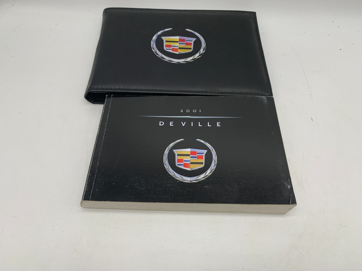 2001 Cadillac DeVille Owners Manual Set with Case OEM A01B02007