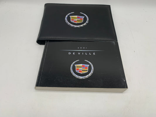 2001 Cadillac DeVille Owners Manual Set with Case OEM A01B02007