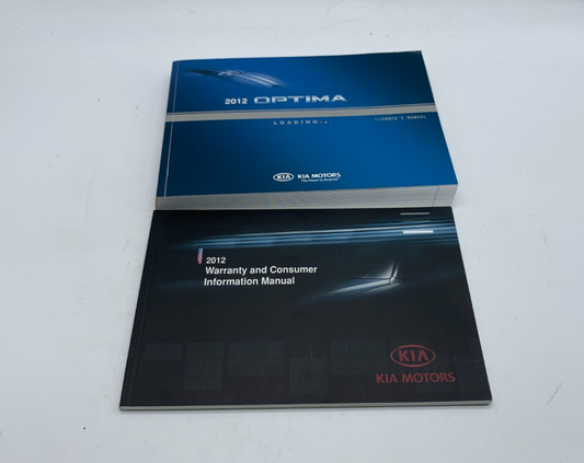 2012 Kia Optima Owners Manual Set OEM A04B06005