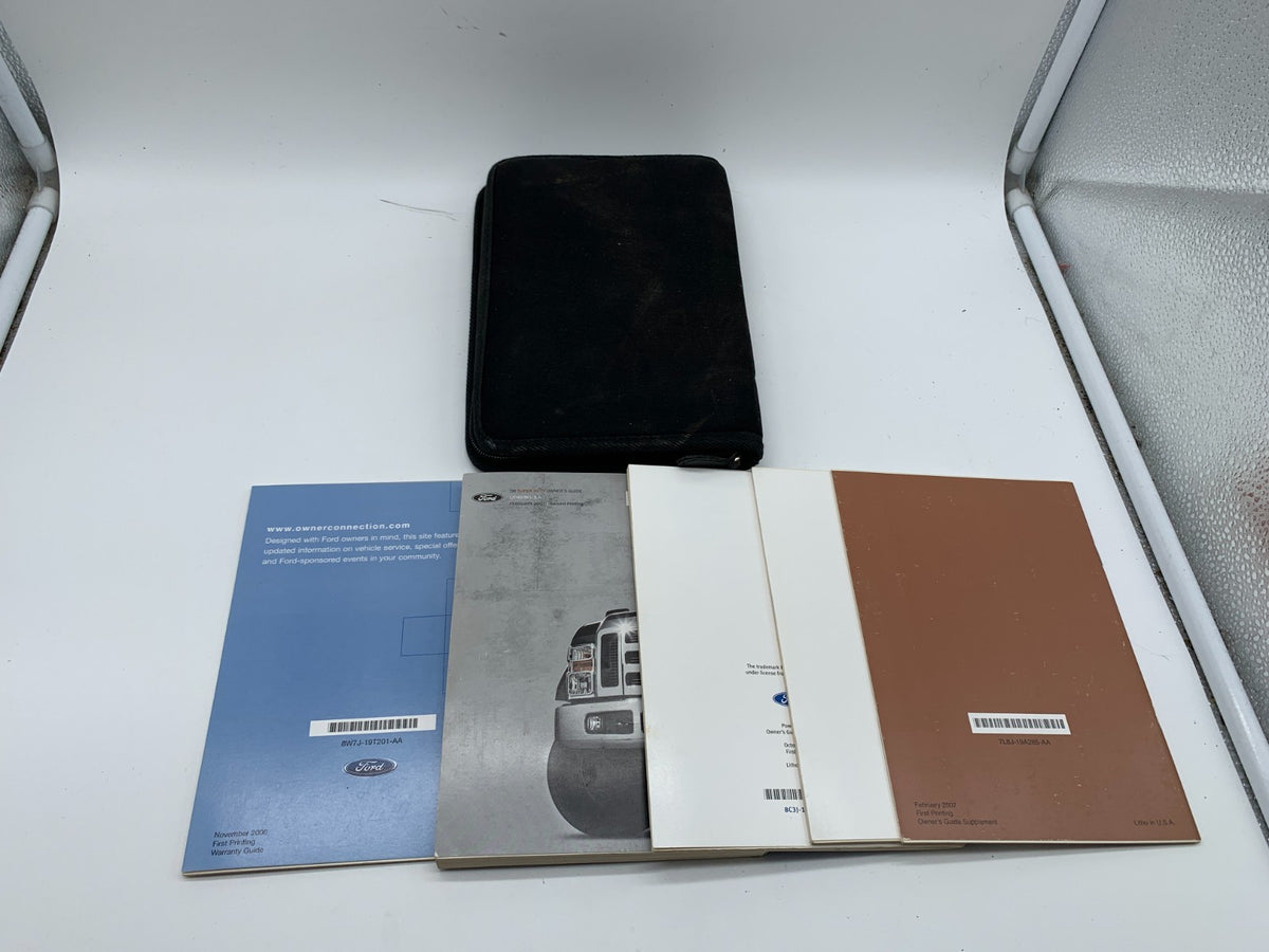 2008 Ford Super Duty Owners Manual Set with Case OEM A01B51004