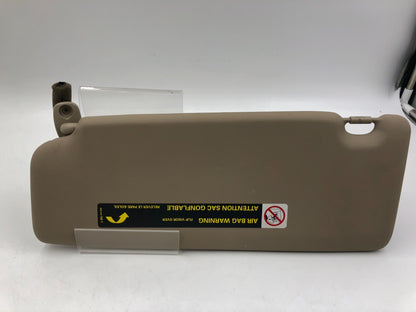 2003-2009 Audi A4 Passenger Sun Visor  Tan Illuminated OEM E01B27084