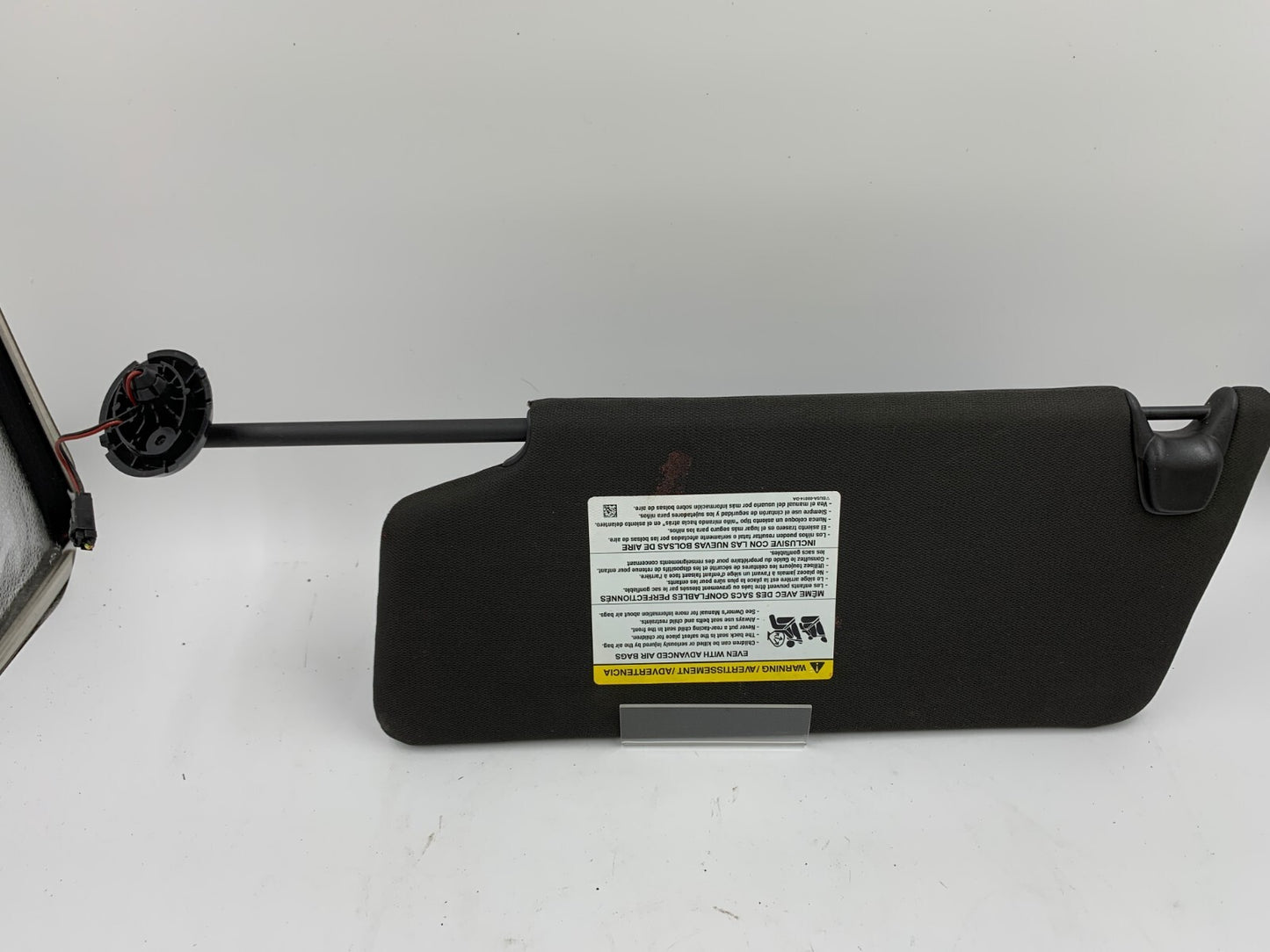 2011-2015 Ford Explorer Passenger Sun Visor Illuminated Black OEM B01B21039