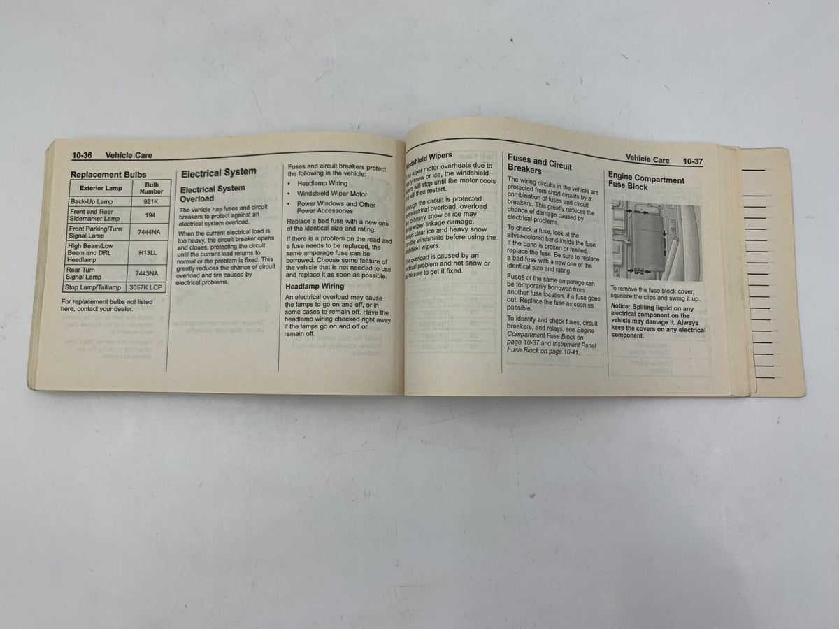 2011 Chevrolet Cruze Owners Manual OEM C04B32030