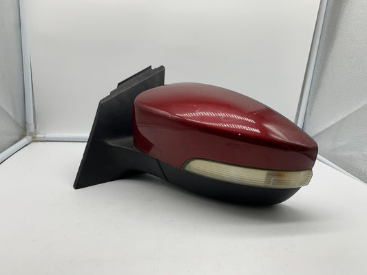 2012-2014 Ford Focus Driver Side View Power Door Mirror Dark Red OEM C03B28002