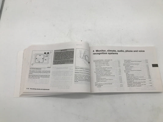 2016 Nissan Sentra Owners Manual OEM E01B57009