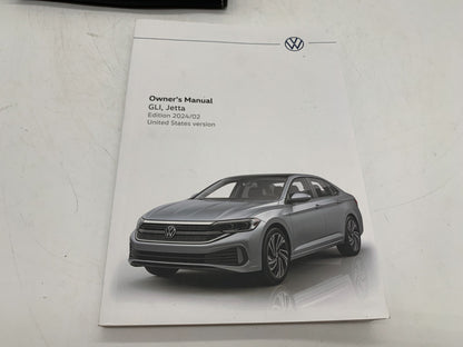 2024 Volkswagen Jetta GLI Owners Manual Set with Case OEM B03B38012