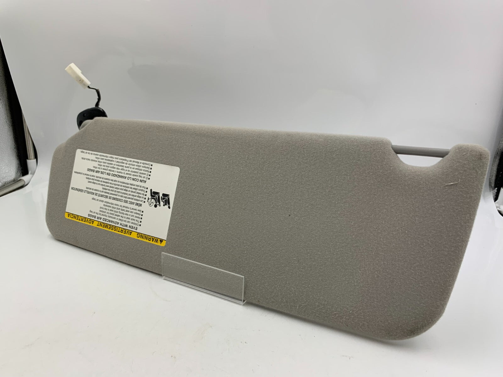 2005-2010 Toyota Sienna Passenger Sun Visor Gray Illuminated OEM C03B09021