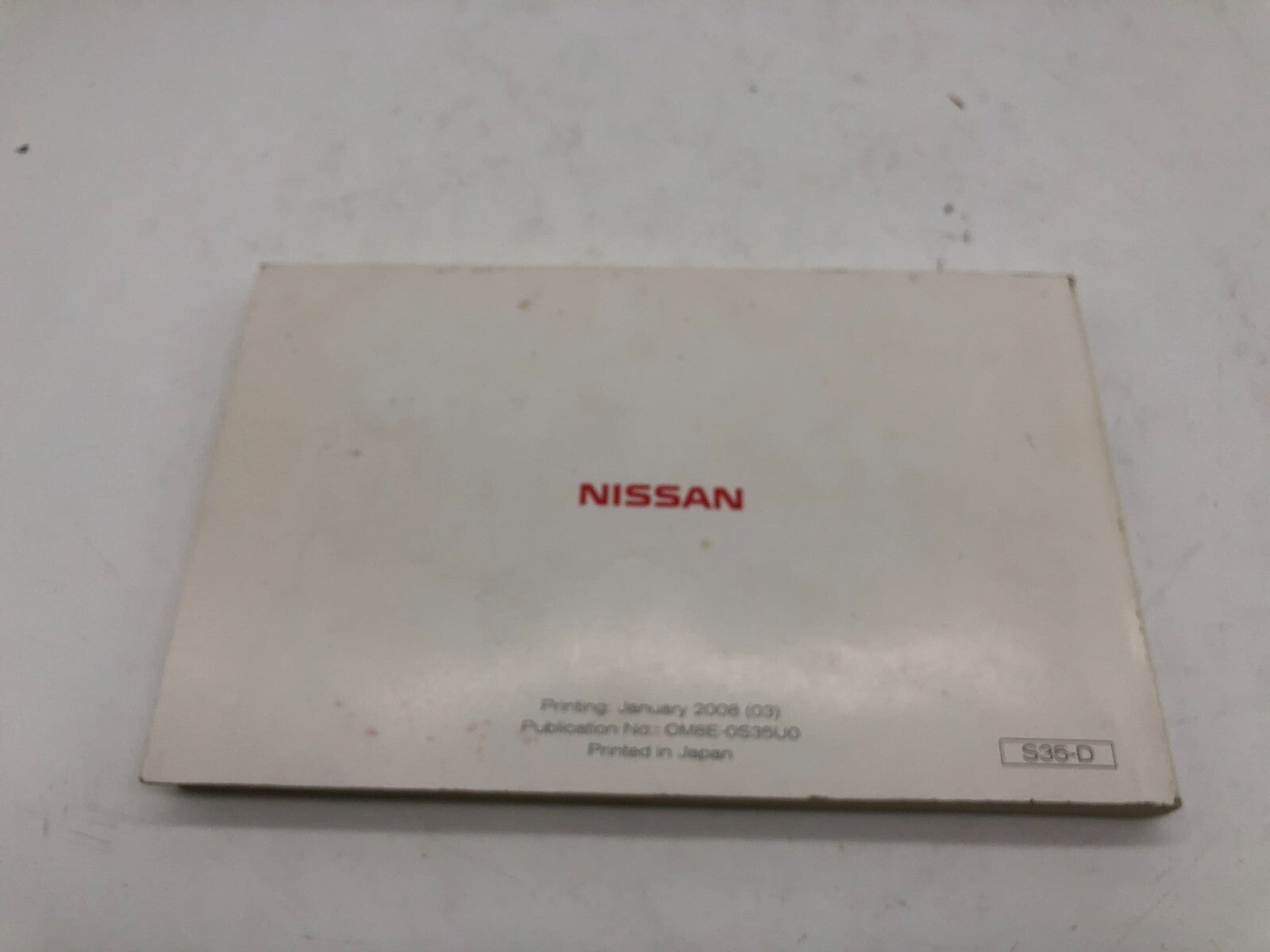 2008 Nissan Rogue Owners Manual OEM D02B62013