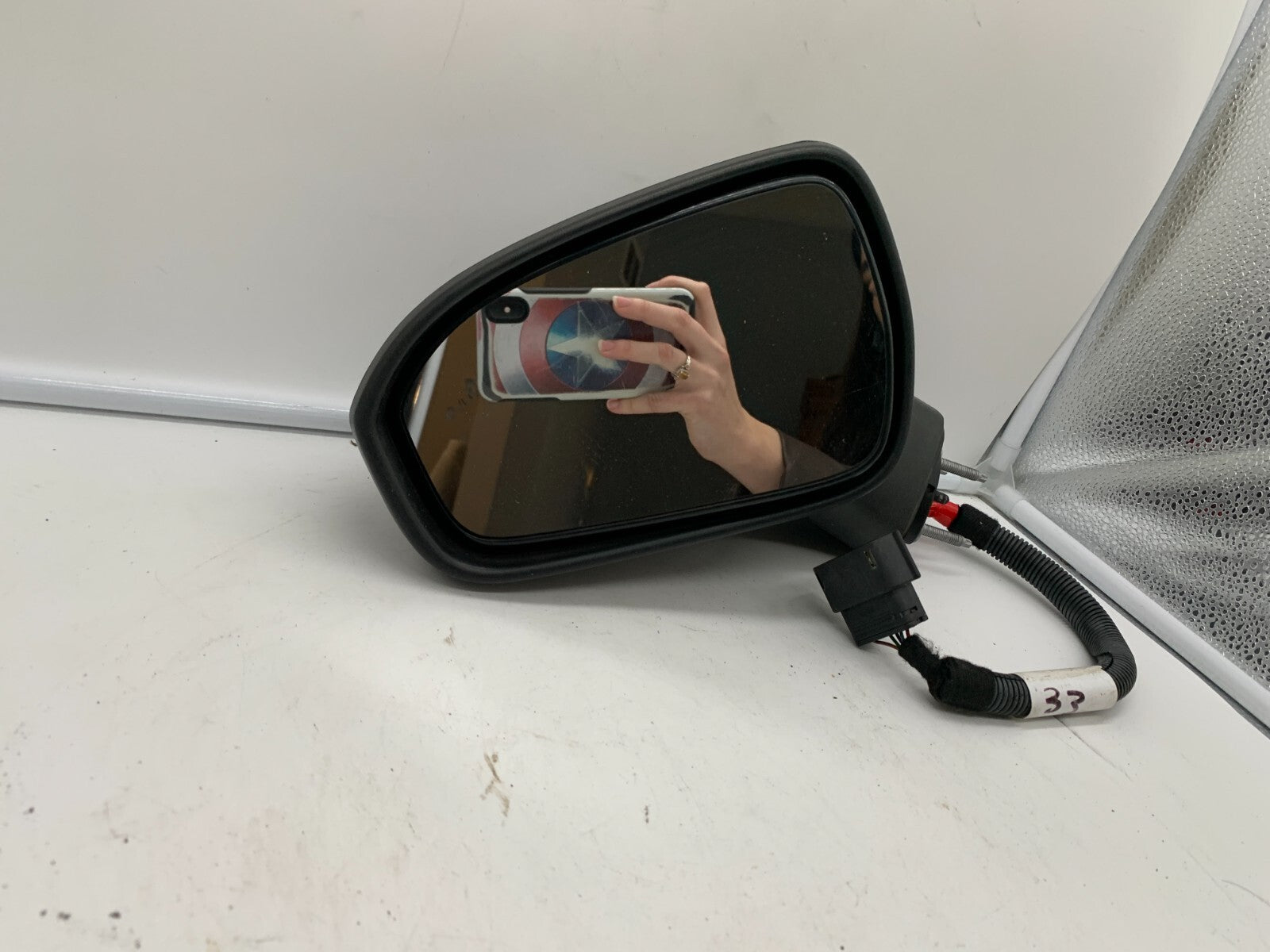 2019-2020 Ford Fusion Driver  Side View Power Door Mirror Black BSA E02B30028