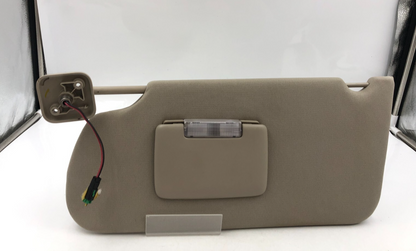 2009-2012 Ford Flex Driver Sun Visor Sunvisor Beige Illuminated OEM A01B53041