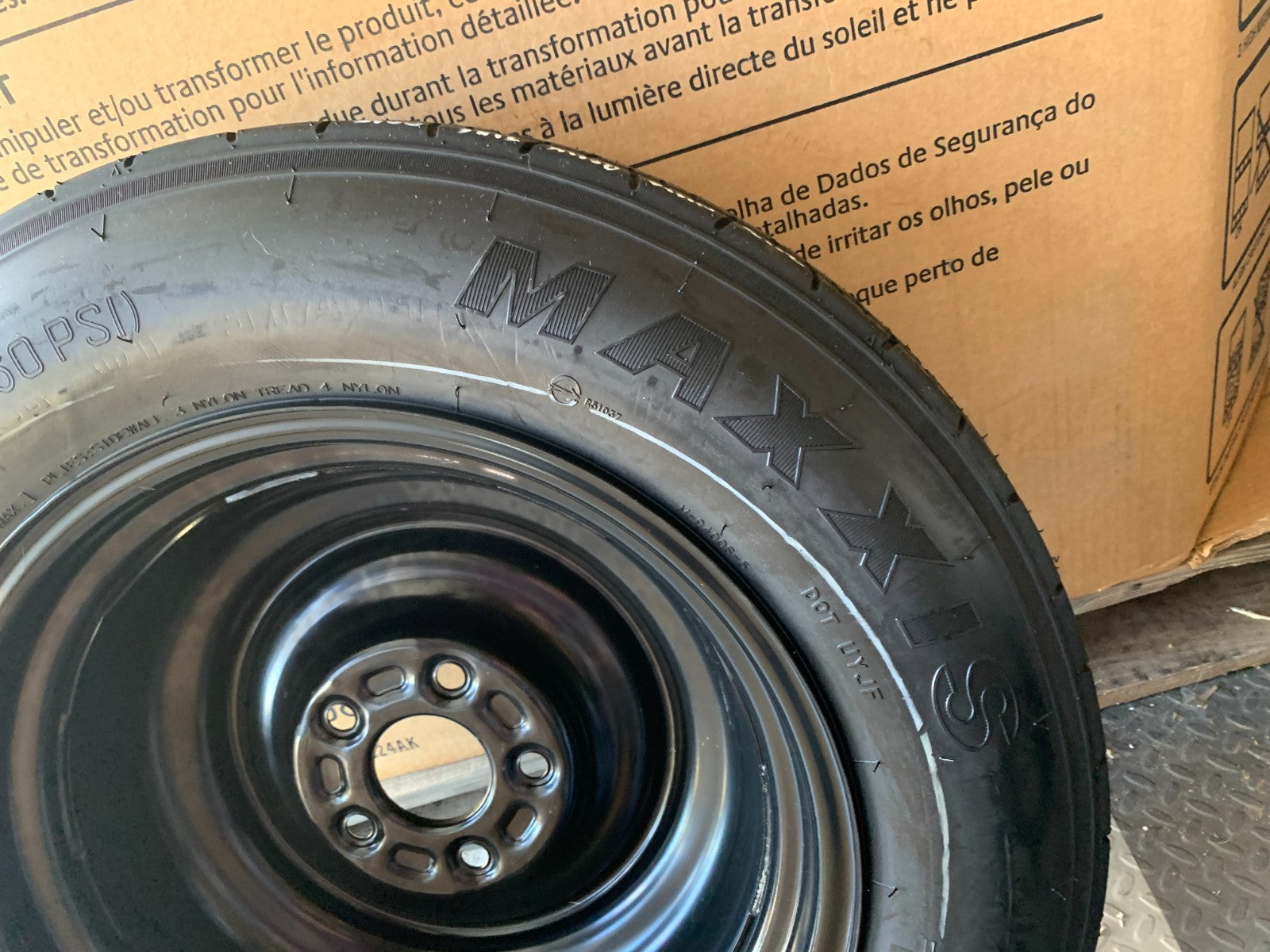 2010-2020 Nissan Rogue 16" Spare Tire Wheel Compact Donut T155/90D16 Maxxis