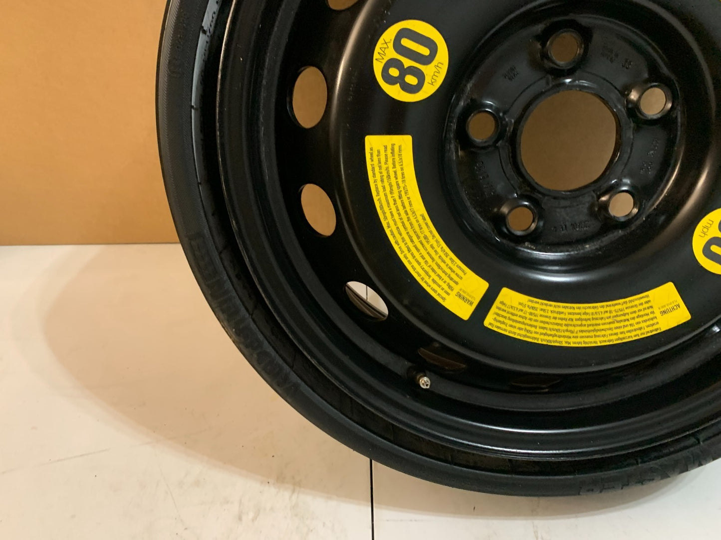 2008-2011 Porsche Cayenne 18" Spare Tire Compact Donut T195/75-18 Vredestein