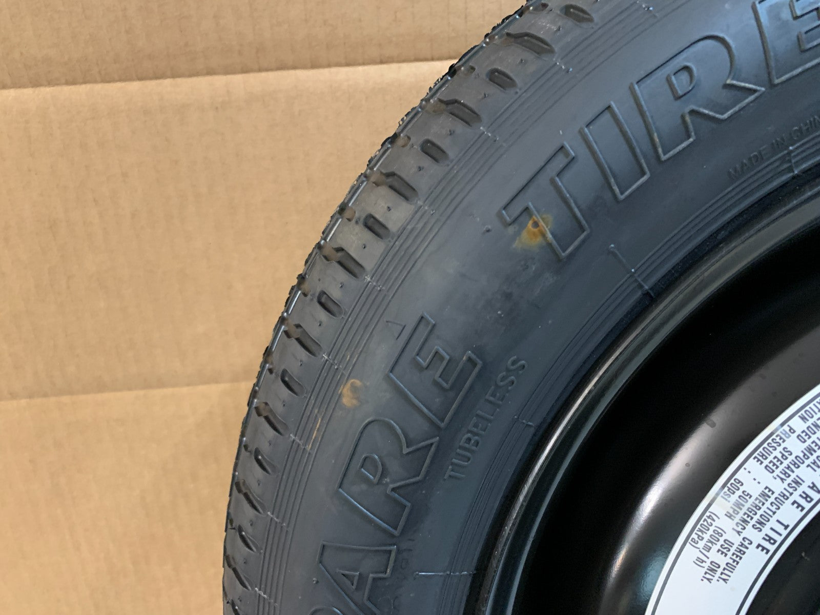 2013-2015 Acura ILX 15" Spare Tire Wheel Compact Donut T135/80D15