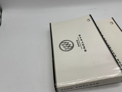 2008 Buick Enclave Owners Manual Set OEM A02B44062