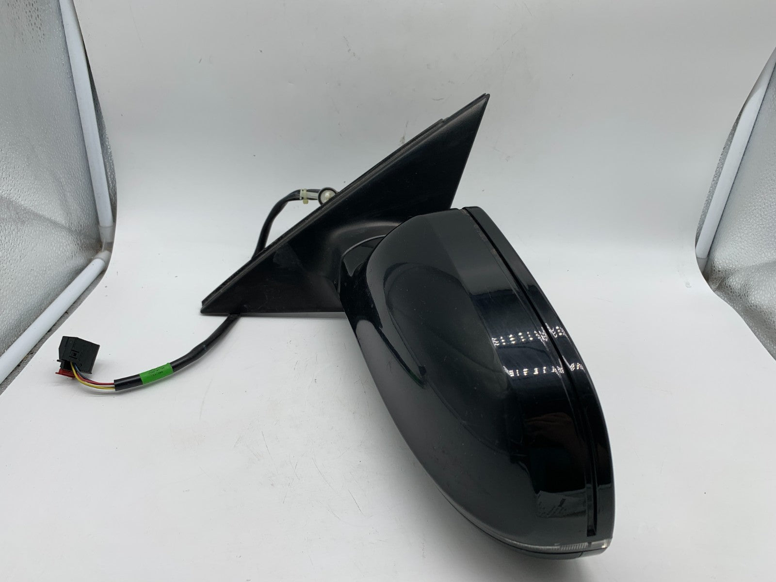 2010-2016 Audi A4 Driver Side View Power Door Mirror Black OEM B02B24001